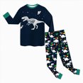 thumbnail image 5 of TOWED22 Toddler Baby Boy Clothes Letter Print Boy Crewneck Sweatshirt and Pants Set 2Pcs Fall Outfit Size:2-3 Y,Color:Dark Green, 5 of 5