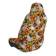 thumbnail image 2 of Wukai Sloth on the Branch Full Set Car Seat Covers with Soft Padding Universal Auto Front Seats Protector and Cushion Mat, 2 of 5