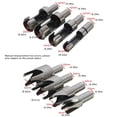 thumbnail image 2 of keepw 8pcs/Set Carbon Steel Wood Plug Drill Bit Set Wood Dowel Maker Plug, 2 of 6