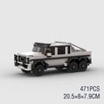 thumbnail image 2 of MOC Cars Pickup Truck Vehicle Building Blocks City Speed Champions G63 6x6 Racing Model Creative Garage Technique Kids Toys Gift, 2 of 7