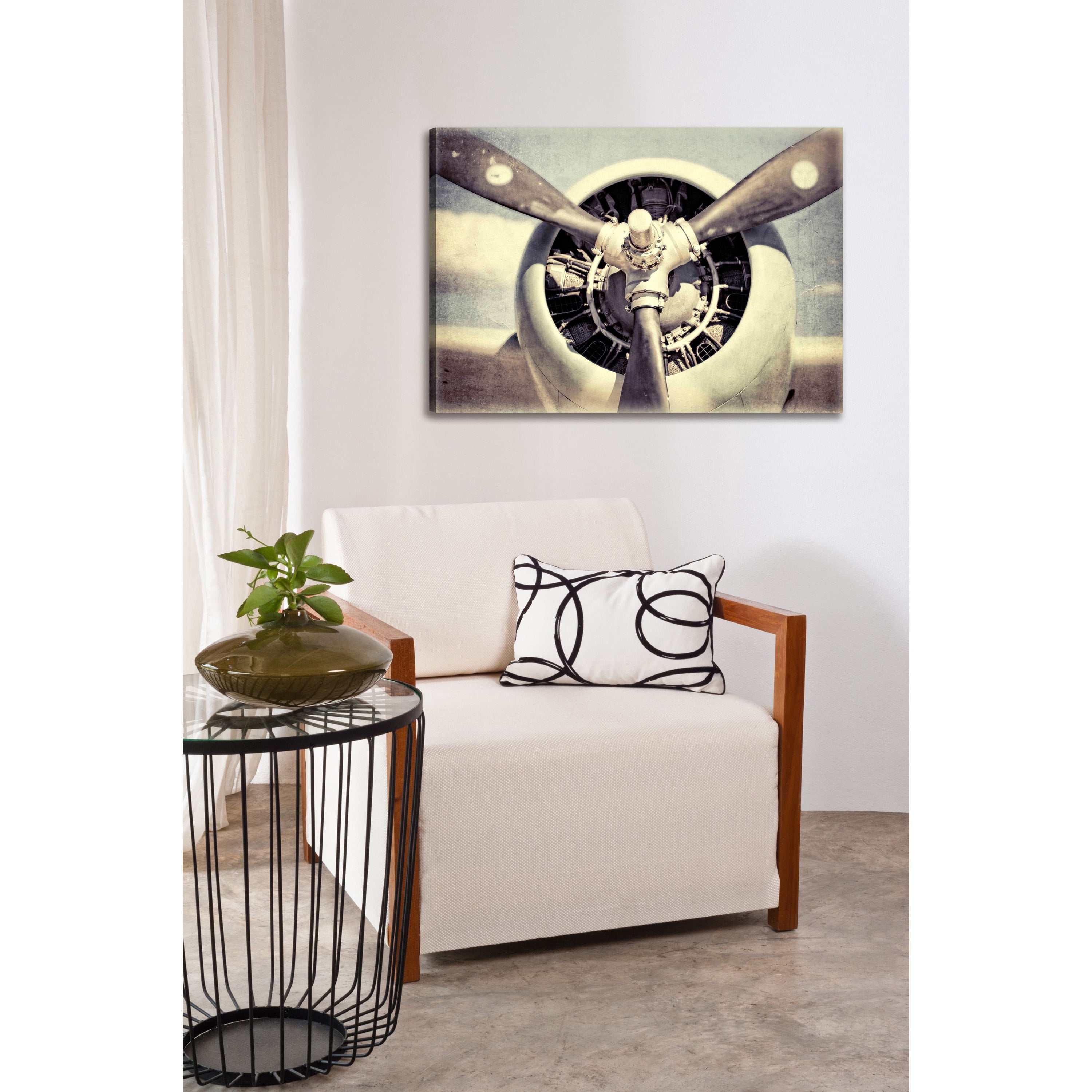 "Altitude 5" Painting Print on Wrapped Canvas