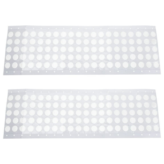 MEIBUTYUP White ABS Kazoo Membranes Flute Protective Films 200 Pieces for Musical Instrument Repair