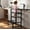 Black, variant on CozyNestFinds Height Adjustable Step Stool with Safety Rail, Wood & Steel Kitchen Helper Tower, Learning Tower