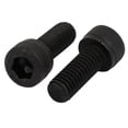 thumbnail image 2 of 5pcs M6x16mm Fully Thread 12.9 Grade Hex Socket Cap Left Hand Screw Bolt Black, 2 of 3