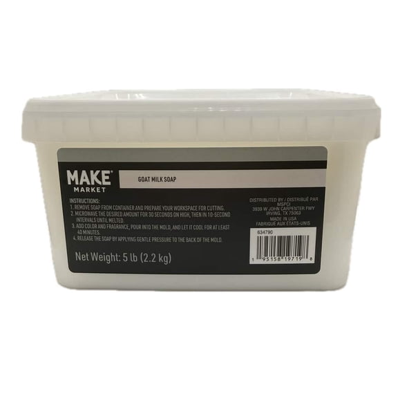 Life of the Party Glycerin Soap Base - Goats Milk, 5 lb