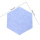 thumbnail image 2 of unbranded 8Ud Tablero De Fieltro Hexagonal Adhesivo Para Pared Resistente En Oficina Hogar, 2 of 6