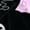 Black, variant on Women's Pajama Sets Comfortable Graphic Printed Satin Button Short Sleeve Top & Shorts Pajamas for Women