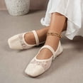 thumbnail image 7 of Xiaoxatg Comfortable Women's Casual Shoes Featuring Elegant Lace Design and Flexible Ankle Elastic Ideal for Daily Wear with Casual Outfits 9 White, 7 of 7