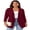 Wine Red, variant on Daystry Plus Size Cardigan for Women 3/4 Sleeve Casual Open Front Light Cardigan Black-3X