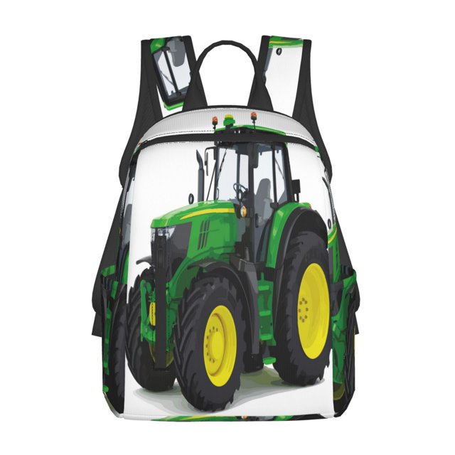 Balery big farm tractor Mochila ligera para hombre y mujer: duradera e impermeable, ideal para la escuela, el trabajo, viajes y uso diario.