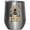 Silver, variant on Always Bee Yourself, Do Your Own Sting Pun Quote with Rainbow & Honey Bee Art Merch Gift, White 12oz Wine Tumbler