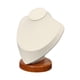 thumbnail image 2 of Soporte de exhibición para collares, soporte para busto de joyería, pendiente de maniquí, estante de cadena de almacenamiento, torre de collar para Beige y Bajo, 2 of 9