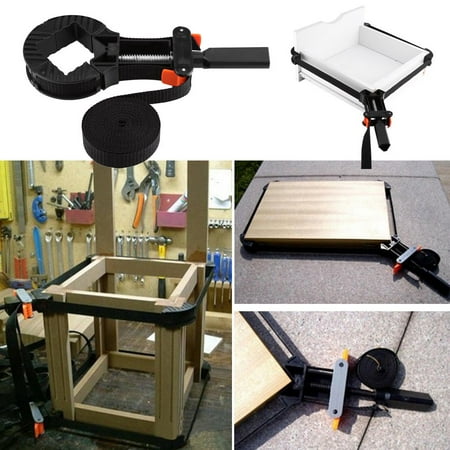 

EBTOOLS Strap Clamp Multi-function Adjustable Corner Clamp Band Strap 4 Jaws Picture Frame Holder Woodworking Tool Picture Frame Clamp