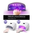thumbnail image 3 of Lámpara de uñas LED UV recargable, luz de uñas profesional, secador de uñas rápido de gel de curado inalámbrico, lámpara de uñas portátil con sensor automático f Adepaton JQWJ530, 3 of 6
