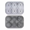 thumbnail image 1 of Bandeja de hielo Diamond Rose con 6 moldes for cubitos de hielo Diamond - Elegante máquina de hielo de silicona for fiestas y cócteles, 1 of 2