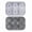 Gray, variant on Diamond Rose Ice Tray - Premium Silicone Ice Maker for Elegant Diamond-Shaped Ice Cubes