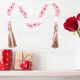 thumbnail image 5 of Fiudx Cuentas de Borla para San Valentín, Diseño de Cuerda Suave, Cuentas de Madera con Motivo Amoroso, Colgante Decorativo Versátil, Perfecto para Coronas y Guirnaldas, Decoración Romántica Del Hoga, 5 of 6