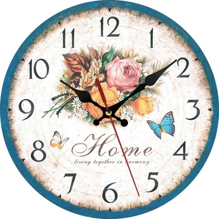 ACDANC 2026 New Wall Clock Home Decoration Large Wall Clock European Retro Clock Wall Clocks for Living Room Decor Bedroom Office Study Hallway Vintage Style Elegant Accents
