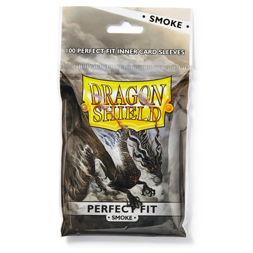 Dragon Shield Smoke Perfect Fit Standard Size Inner Sleeves - Bundle of 5