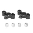 thumbnail image 2 of Steering Knuckles Hub Carrier, RC Car Steering Block Stable Performance Replacement Part Aluminum Alloy  For JLB 1/10 Truck Series Black, 2 of 8