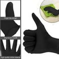 thumbnail image 3 of Nitrile Gloves,Hizek 4 Mils 100 Pcs Nitrile Disposable Gloves,Powder Free,Latex Free,Soft Industrial Gloves,Cleaning Glove for Family Use, 3 of 9