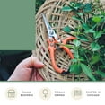 thumbnail image 5 of Pruning Shears for Gardening, Herb Snips, Flower Cutting Scissors, Indoor Plant Shears, Lightweight, Ergonomic, Carbon Steel Blade, Easy-Lock Safety, Aesthetic, 5 of 7