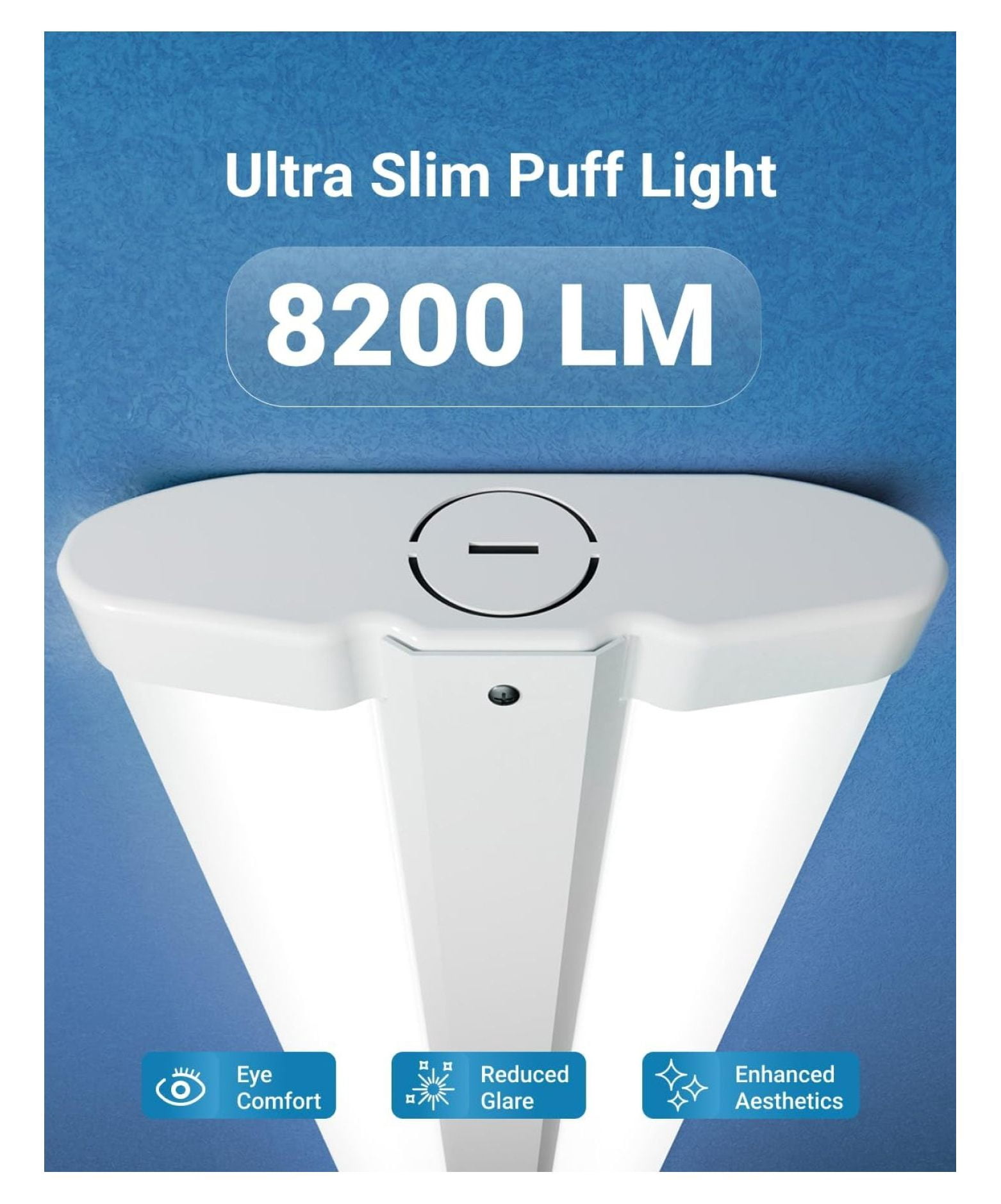 Sunco 4ft LED Shop Light, Hardwired Garage Lights for Workshop, , 8200 Lumens, Surface Mount, Selectable Features, 50W/60W/70W, 3000K/4000K/5000K ETL 2 Pack
