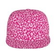thumbnail image 2 of Daiia Leopard print Flat Bill Hats Flat Brim Trucker Cap Baseball Cap Adjustable Classic Low Profile Hat Unconstructed Plain Cap, 2 of 9
