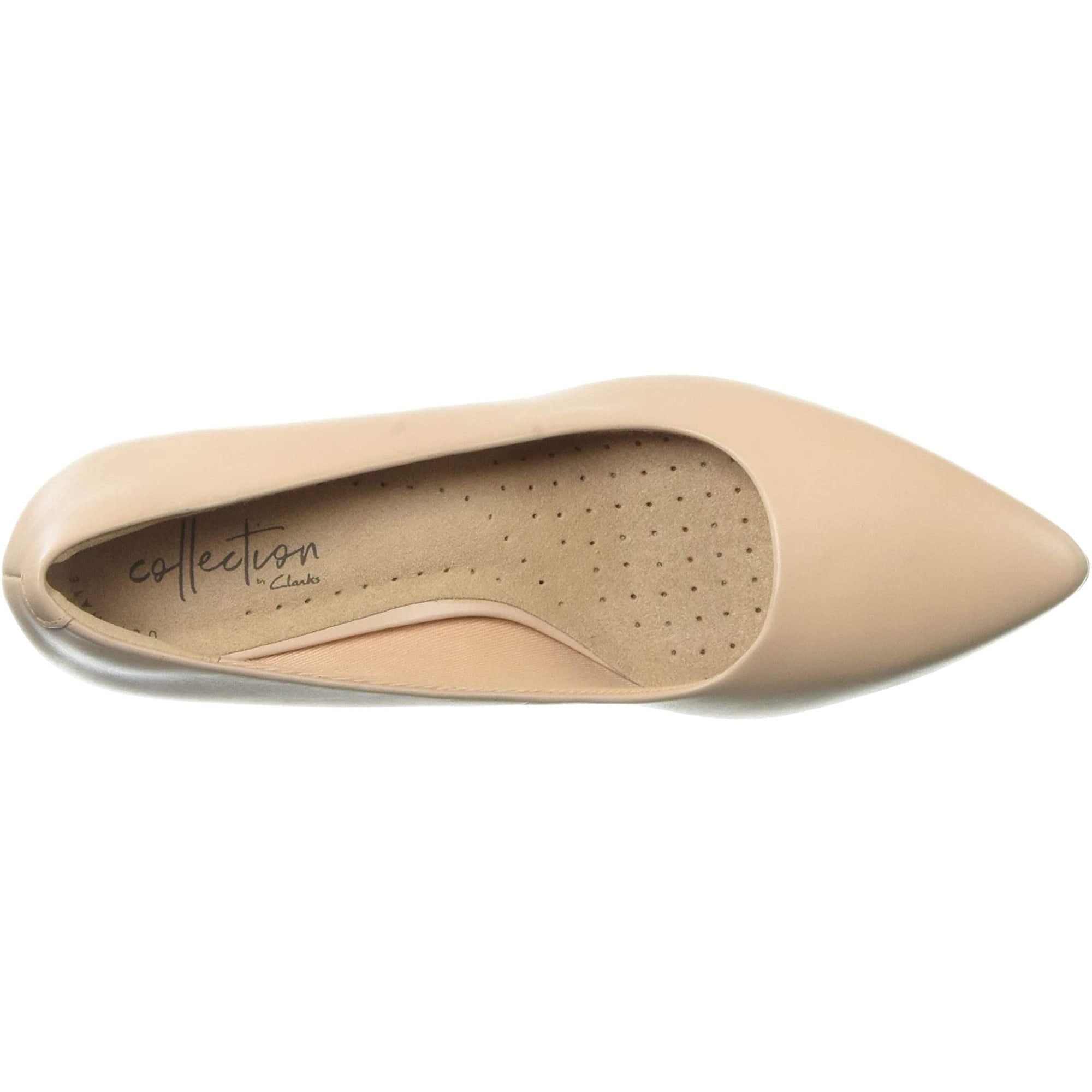 Clarks Women s Linvale Jerica Pump Blush Leather 080 M US Walmart