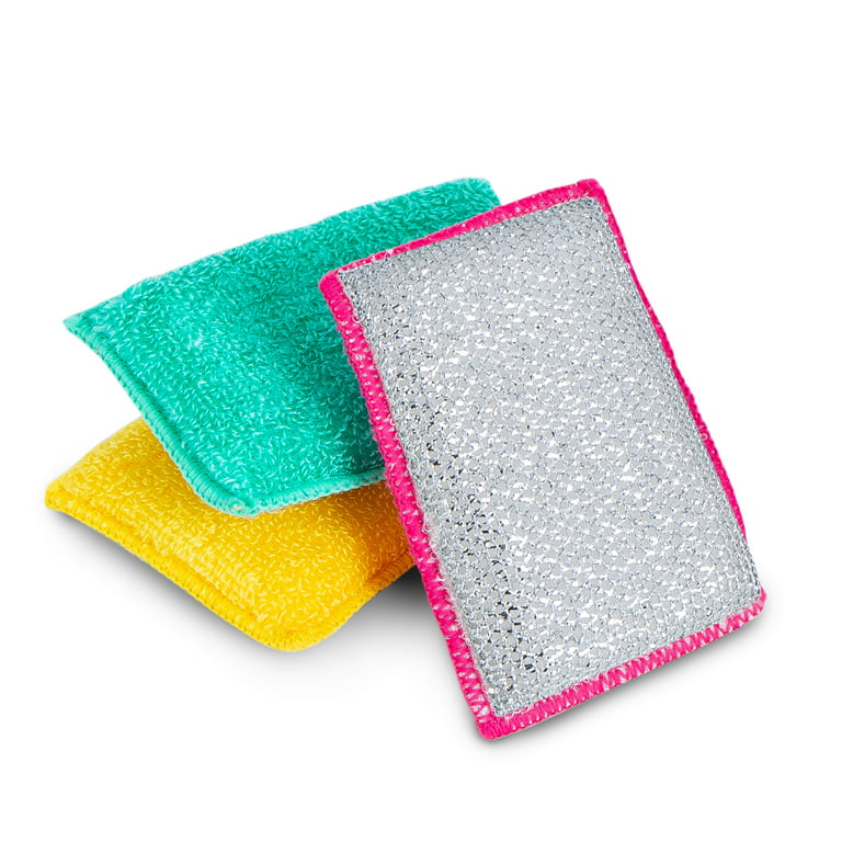 Smart Design Cleaning Cloth - Set of 8 - Non-Scratch and Ultra Absorbent Plush - Machine Washable - Cleaning, Dishes, Stains, Facial - Kitchen - 12