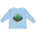 thumbnail image 3 of Inktastic Spaceship Funny Alien Outer Space Boys or Girls Long Sleeve Toddler T-Shirt, 3 of 5