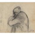 thumbnail image 2 of Jean-François Millet 17x15 Gold Ornate Wood Frame and Double Matted Museum Art Print Titled - Old&nbsp;Man (ca.&nbsp;1840), 2 of 4