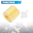 thumbnail image 6 of Engine Oil Filter Replacement 04152-YZZA6 04152-37010 Oil Fuel Filter for Toyota Corolla L, LE, LE Eco, 6 of 6
