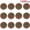 Red Green, variant on Tutuviw 100 Pcs 25 mm Christmas Candy Cane Ornaments Fake Peppermint Ornaments Christmas Mini Candy Canes Decor for Xmas Tree Party Decor Miniatures DIY Craft(Pink and White)