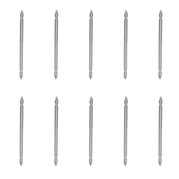 Juego de 10 brocas de cruz de 150 mm S1/4 para destornillador eléctrico