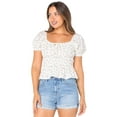 thumbnail image 3 of Celebrity Pink Juniors Short Sleeve Woven Top, 3 of 5