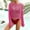 Hot Pink, variant on Pitauce Swimsuit Coverup for Women Summer Hollow Out Loose Tops Long Sleeve Bathing Suit Swimwear Vacation Crochet Beach Cover Up