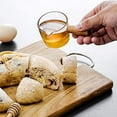 thumbnail image 3 of 2PCS Transparent Glass Creamer with Wooden Handle, Mini Coffee Milk Creamer Pitcher. 100Ml, 3 of 6