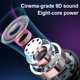 thumbnail image 5 of Auriculares compatibles con Bluetooth IPX5 Auriculares impermeables para teléfono con cancelación de ruido inteligente Auriculares de alta fidelidad con música para viajes con micrófono Inevent EL005171-00B, 5 of 7