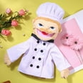 thumbnail image 3 of Marioneta de mano ZJoey Chef de peluche, 36 cm, imaginative Play, 3 of 6