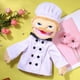 thumbnail image 3 of Marioneta de mano ZJoey Chef de peluche, 36 cm, imaginative Play, 3 of 6
