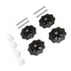 thumbnail image 5 of Rueda De Pulgar M4, Piezas De Nivelación De La Cama De Calor De La Impresora 3D Reduce La Vibración Buena Estabilidad Alta Dureza Para Ender 5 Plus Para Anet A8 Para Prusa I3 YLSHRF Blanco negro, 5 of 8