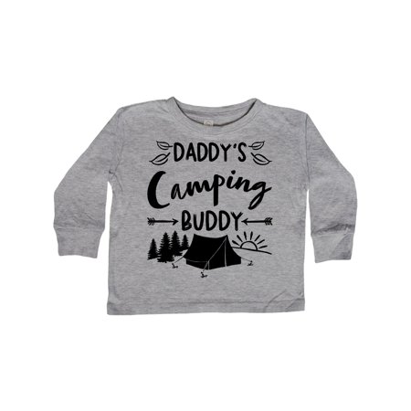 

Inktastic Daddys Camping Buddy Gift Toddler Boy or Toddler Girl Long Sleeve T-Shirt