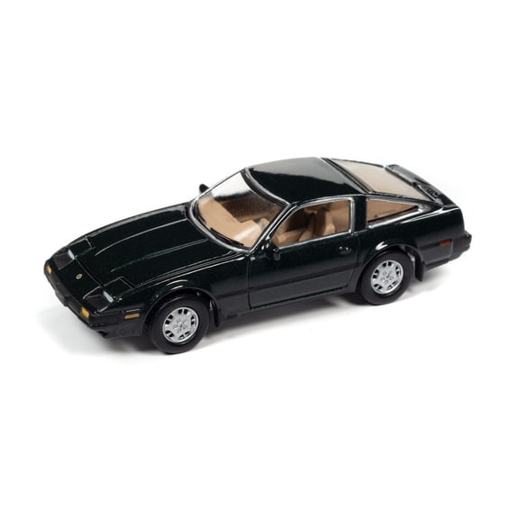 1984 Nissan 300 ZX, Dark Green Metallic - Johnny Lightning JLCG029/48B - 1/64 Scale Diecast Model Car