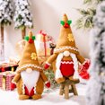 Alex 1Pc Gnome Faceless Plush Doll, Santa Elf Christmas Decoration for