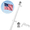 White, variant on Tangle Free Spinning Flag Pole Aluminum 6FT Two Piece Design Durable, Rust Free & Wind Resistant Professional American Flagpole for House Estate, Garden and Commercial (Classic White)