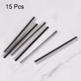 thumbnail image 2 of Unique Bargains Right Angle Header Pin 40P 1 Row 2.54mm Pitch Silver Tone Pin for PCB 15 Pack, 2 of 4