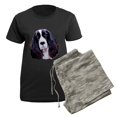 thumbnail image 5 of CafePress - English Springer Spaniel Women's Dark Pajamas - Women's Short Sleeve Print T-Shirt and Pants Dark Cotton Pajama Set, 5 of 7