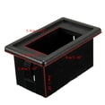 thumbnail image 1 of Single Rocker Switch Housing for Rocker Switch Panel Holder for Vehicles Car Truck Marine Boat (Mounting Size: 36x22 mm), 1 of 2