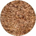 thumbnail image 4 of SAFAVIEH Rio Cassandra Confetti Polyester Shag Area Rug, Natural/Multi, 4' x 4' Round, 4 of 6